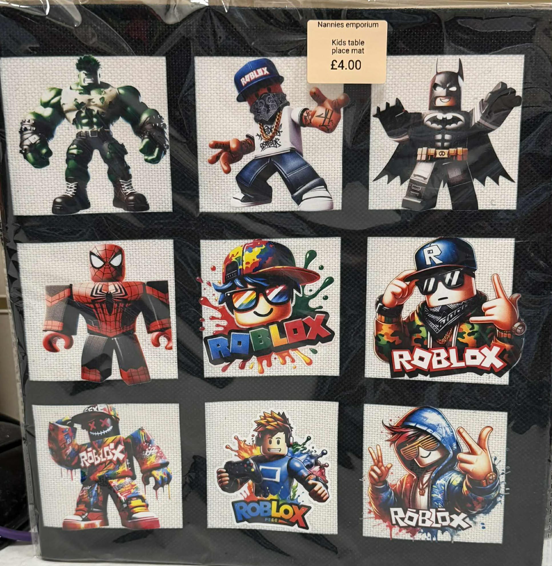 Children’s  Table Placemats