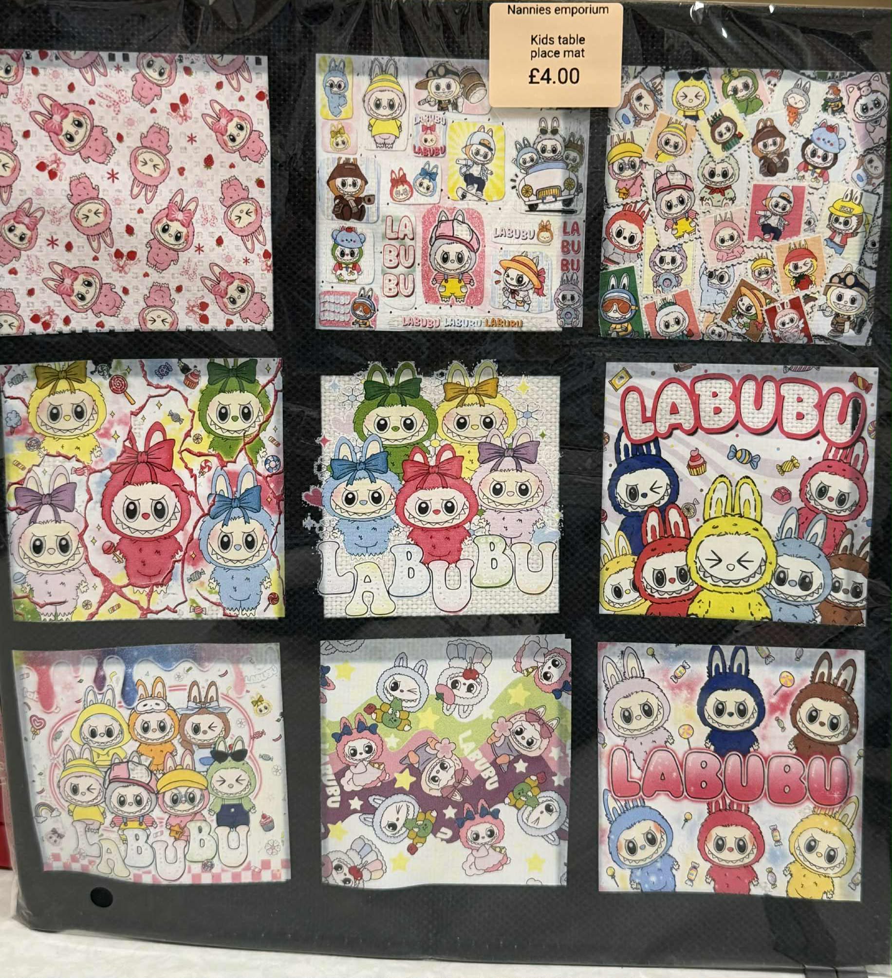 Children’s Table Placemats.