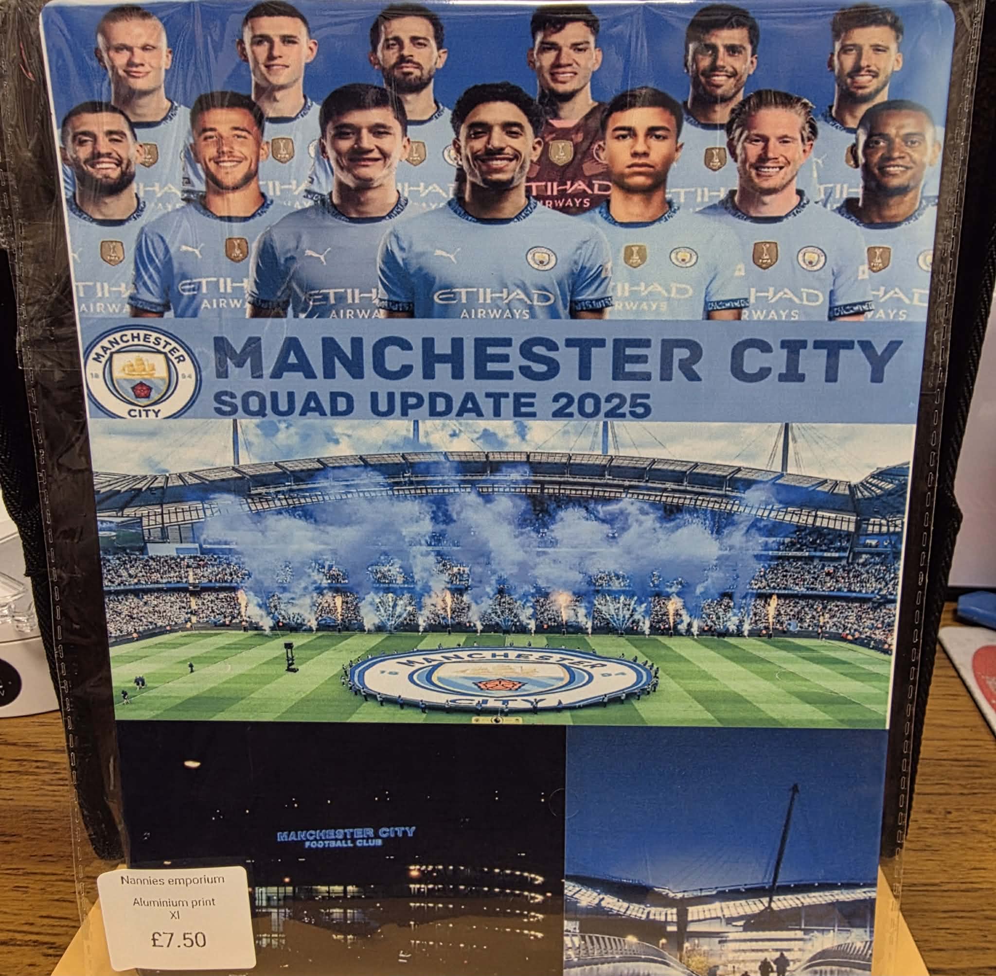 8"X12" Aluminium Football Plaque.