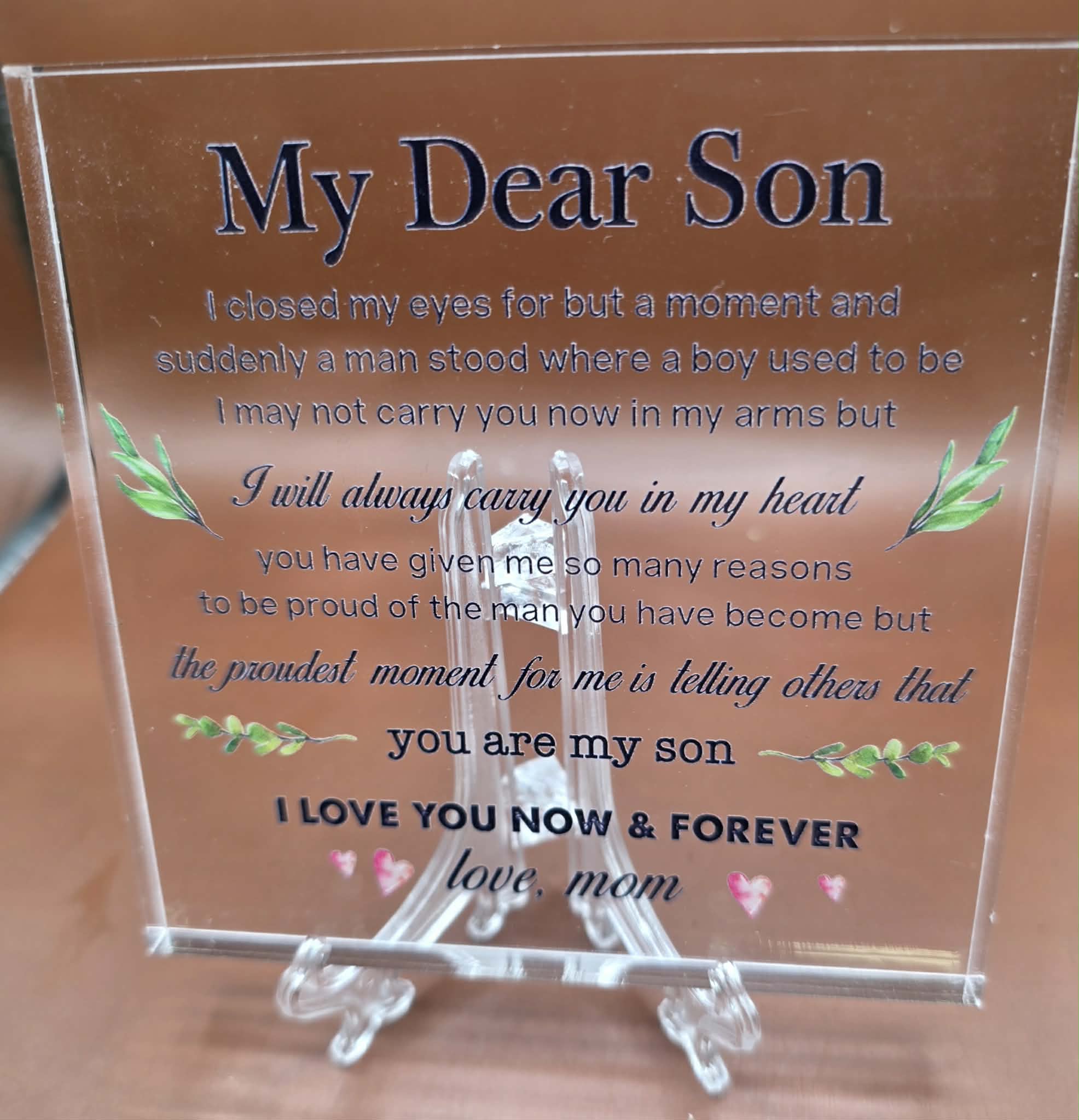 Custom Family Plaque.