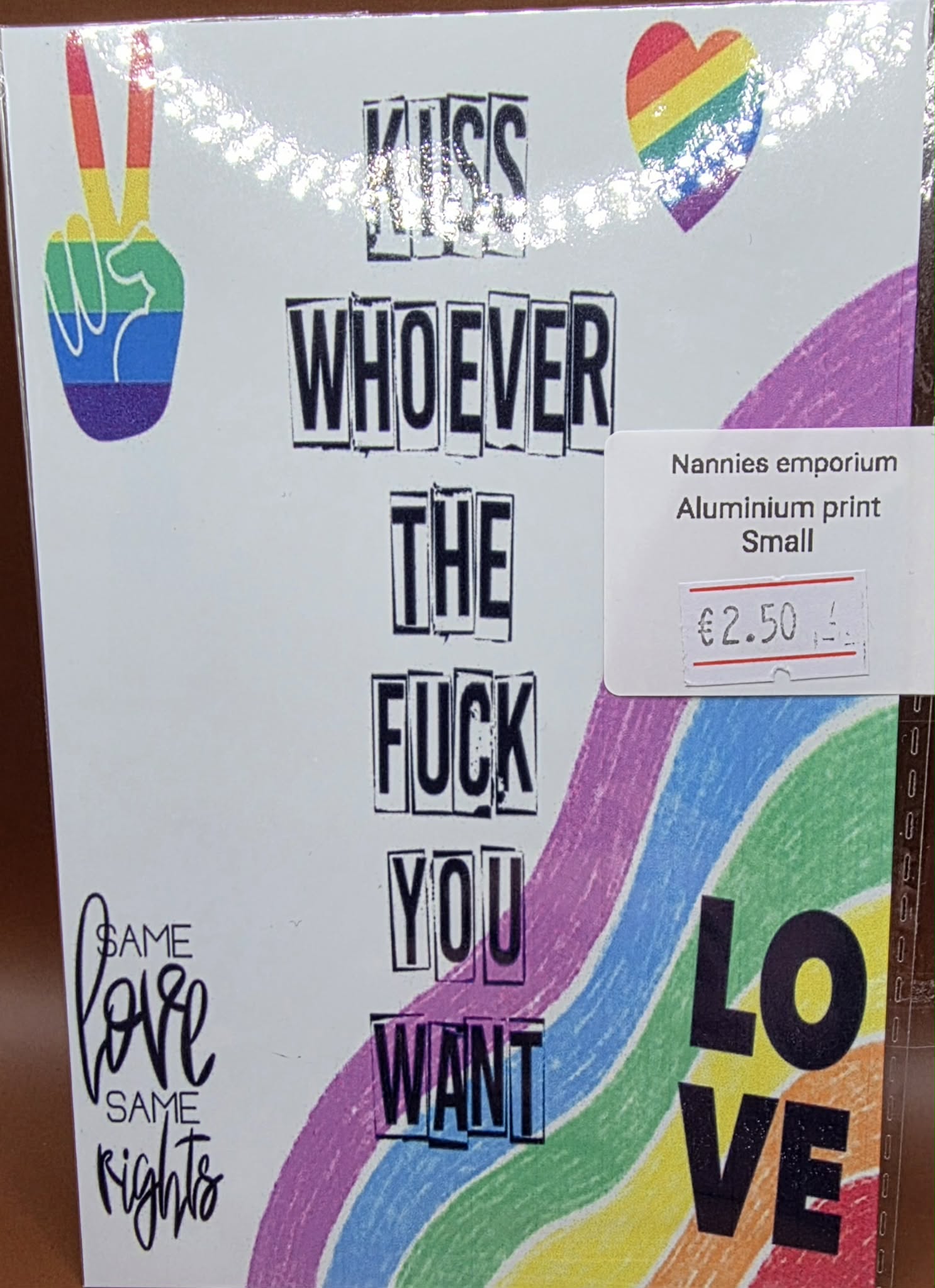 4” x 6” Aluminium Pictures (Pride)