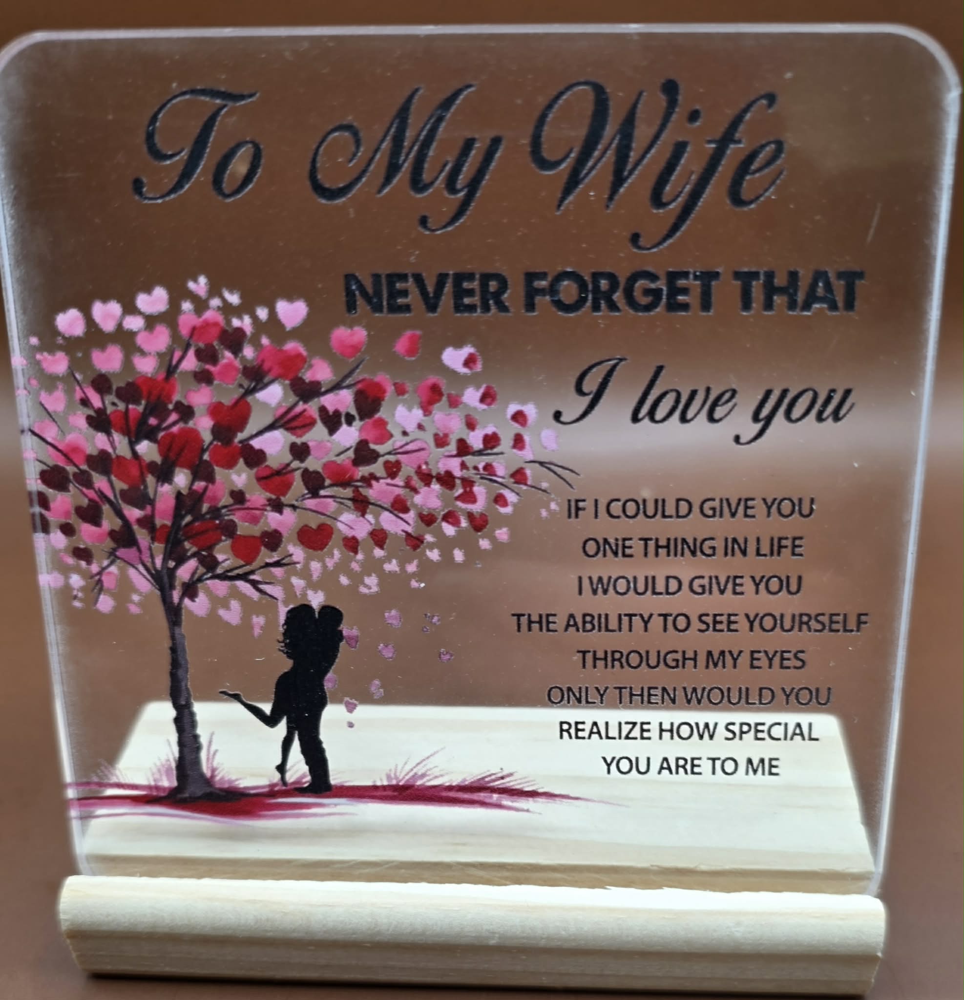 Custom Family Plaque.