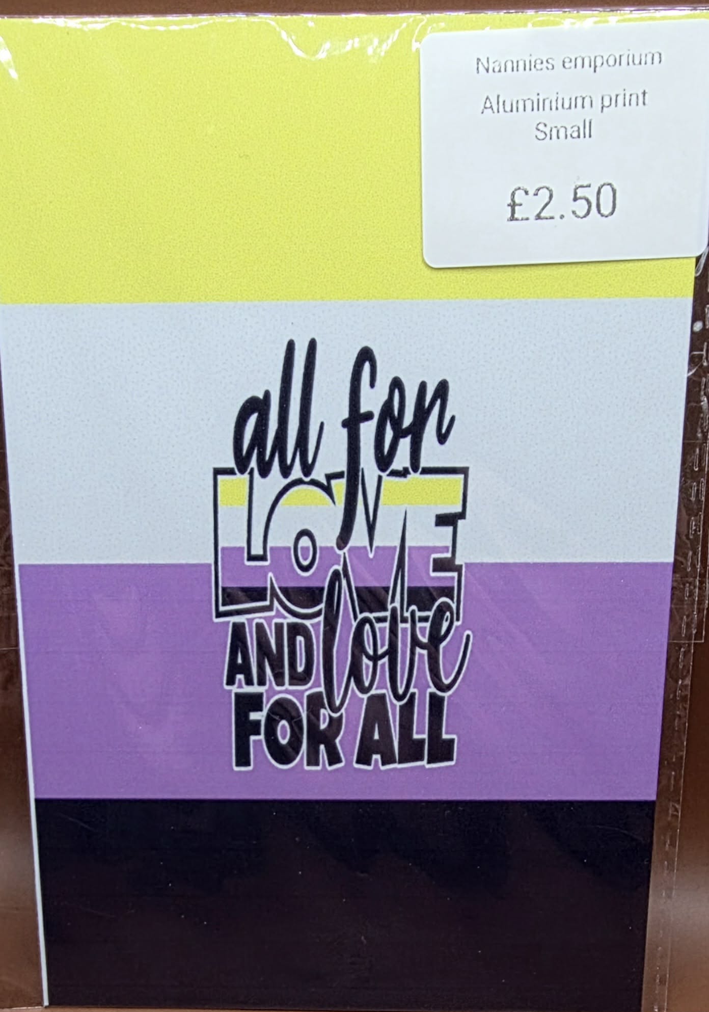 4” x 6” Aluminium Pictures (Pride)