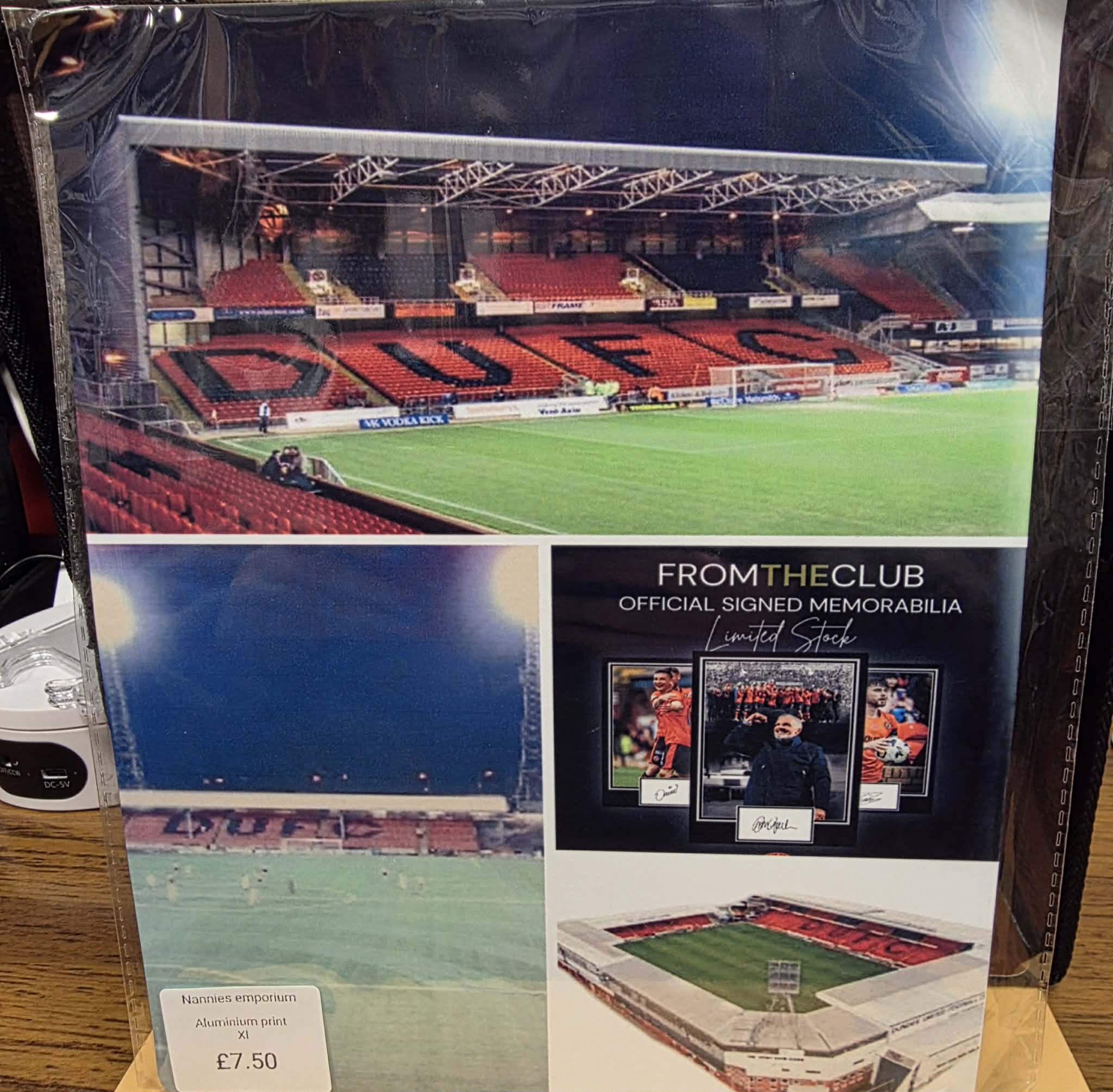 8"X12" Aluminium Football Plaque.