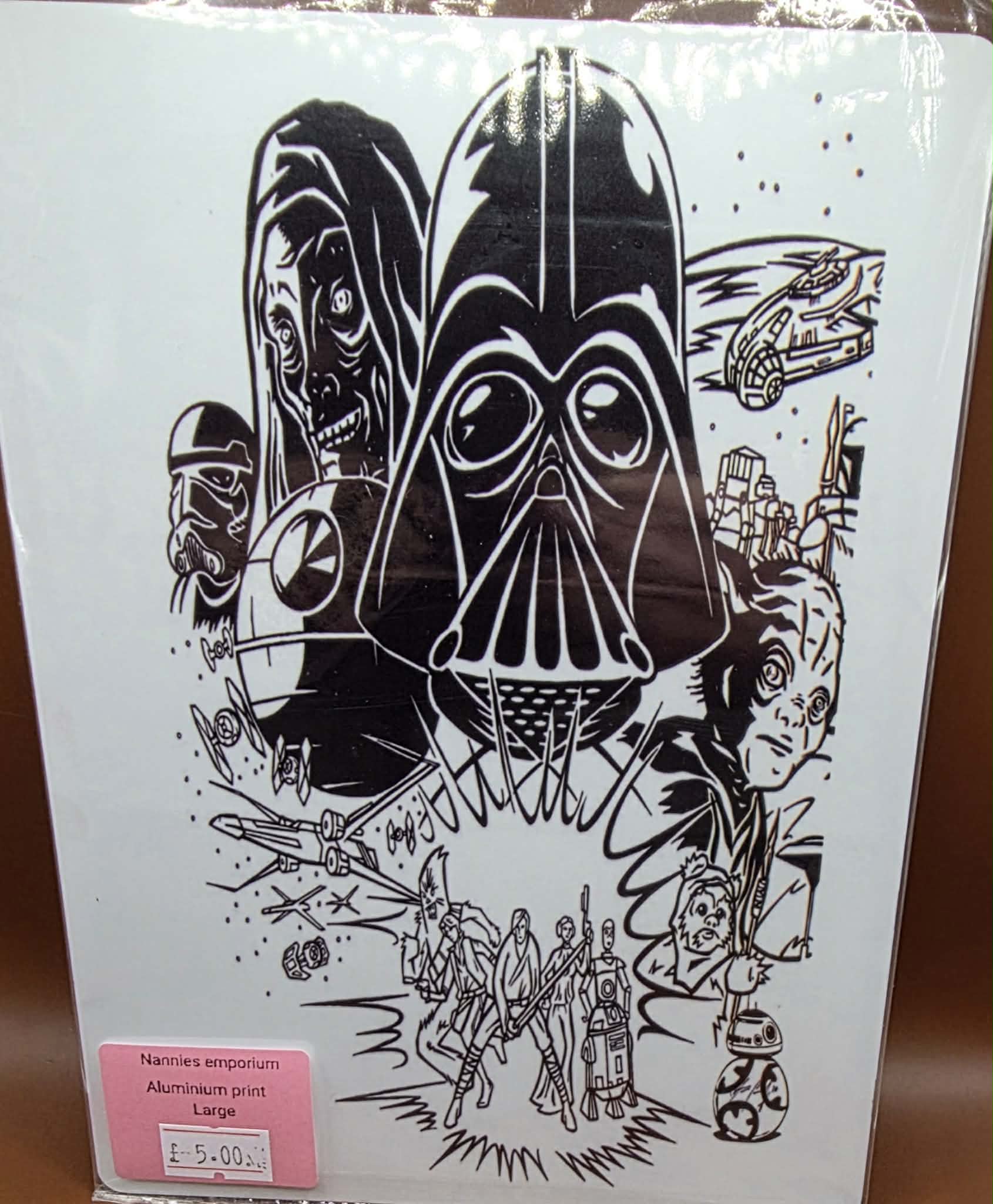 Character 8"X10" Aluminium Wall Plaques.