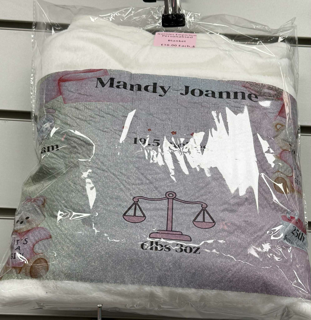Design your own Baby Fleece Blanket.