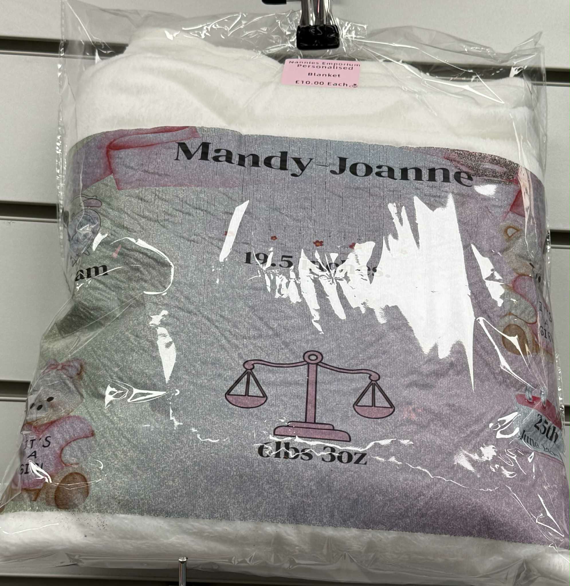 Design your own Baby Fleece Blanket.