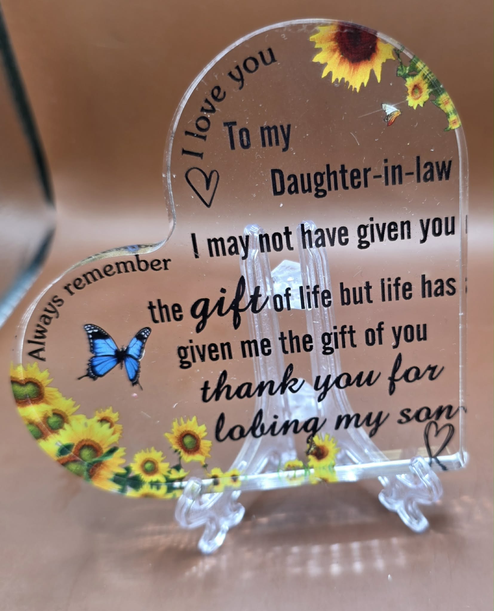 Custom Family Plaque.