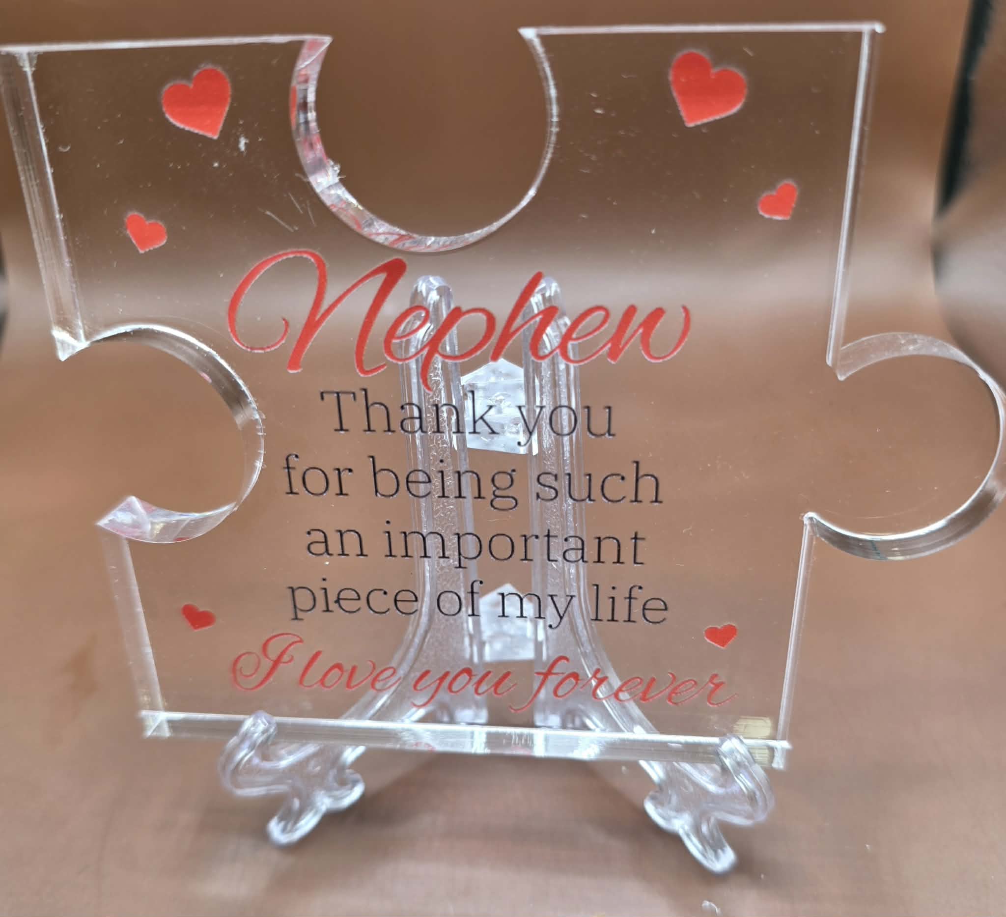 Custom Family Plaque.