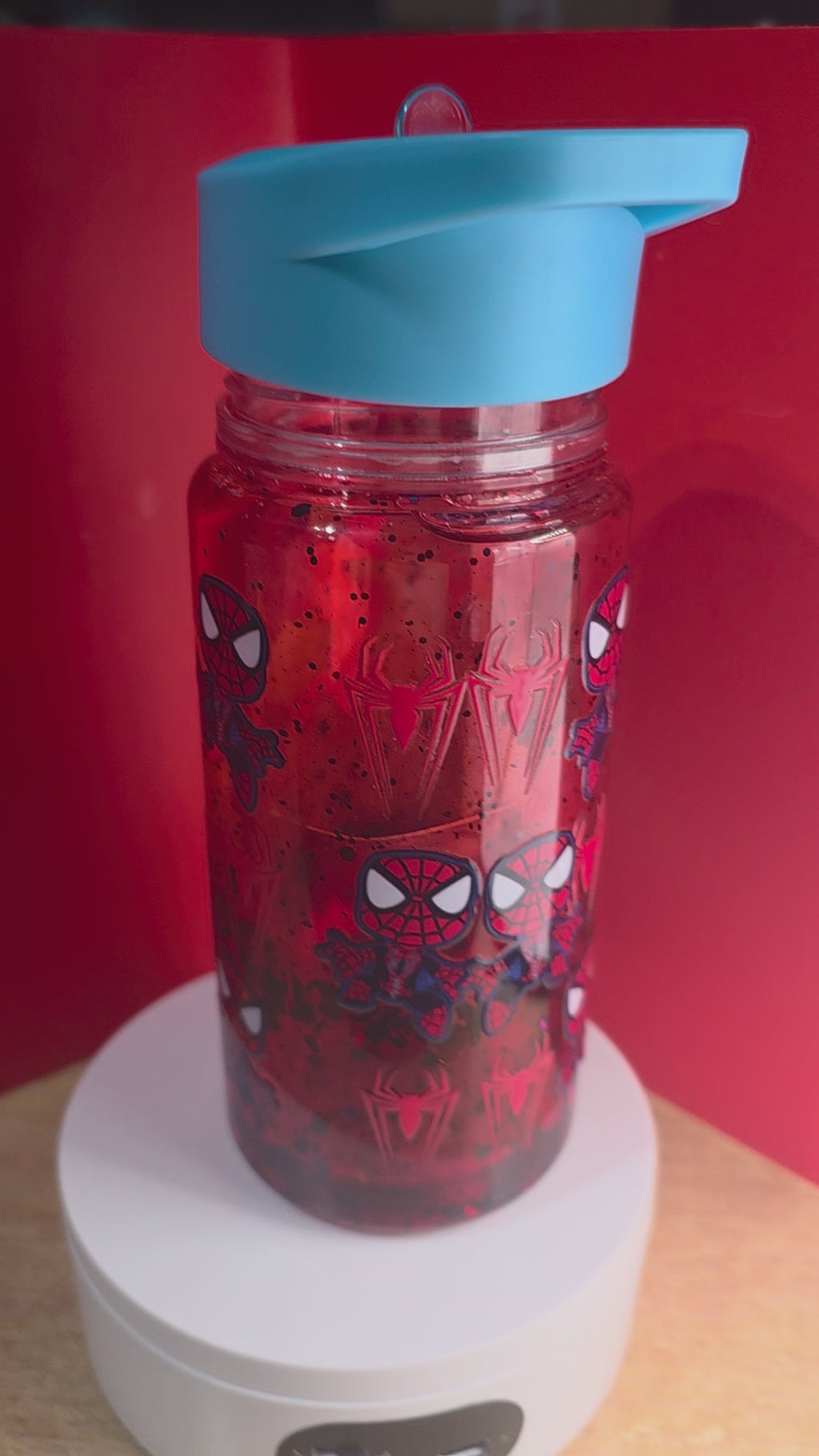 10oz Kids Glitter Snowglobe Bottles.