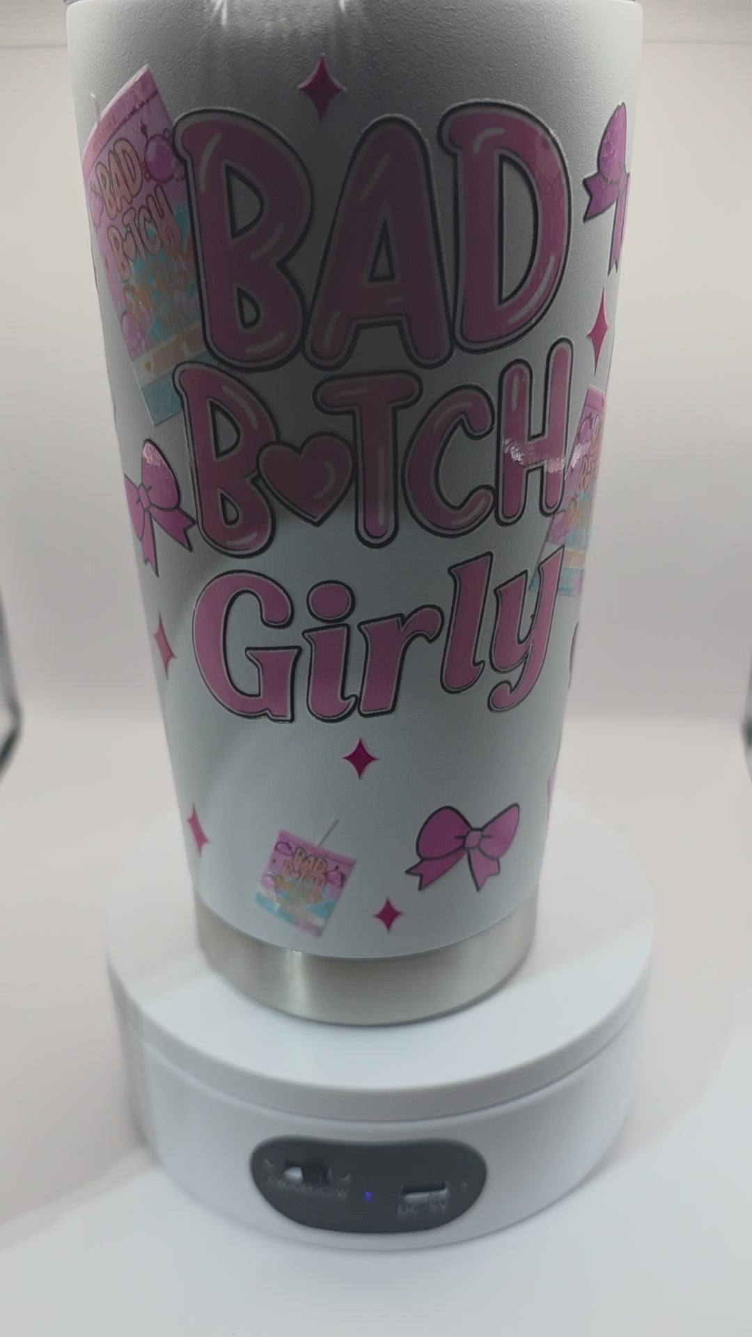 20oz Tapered Stainless Steel Travel Tumblers.