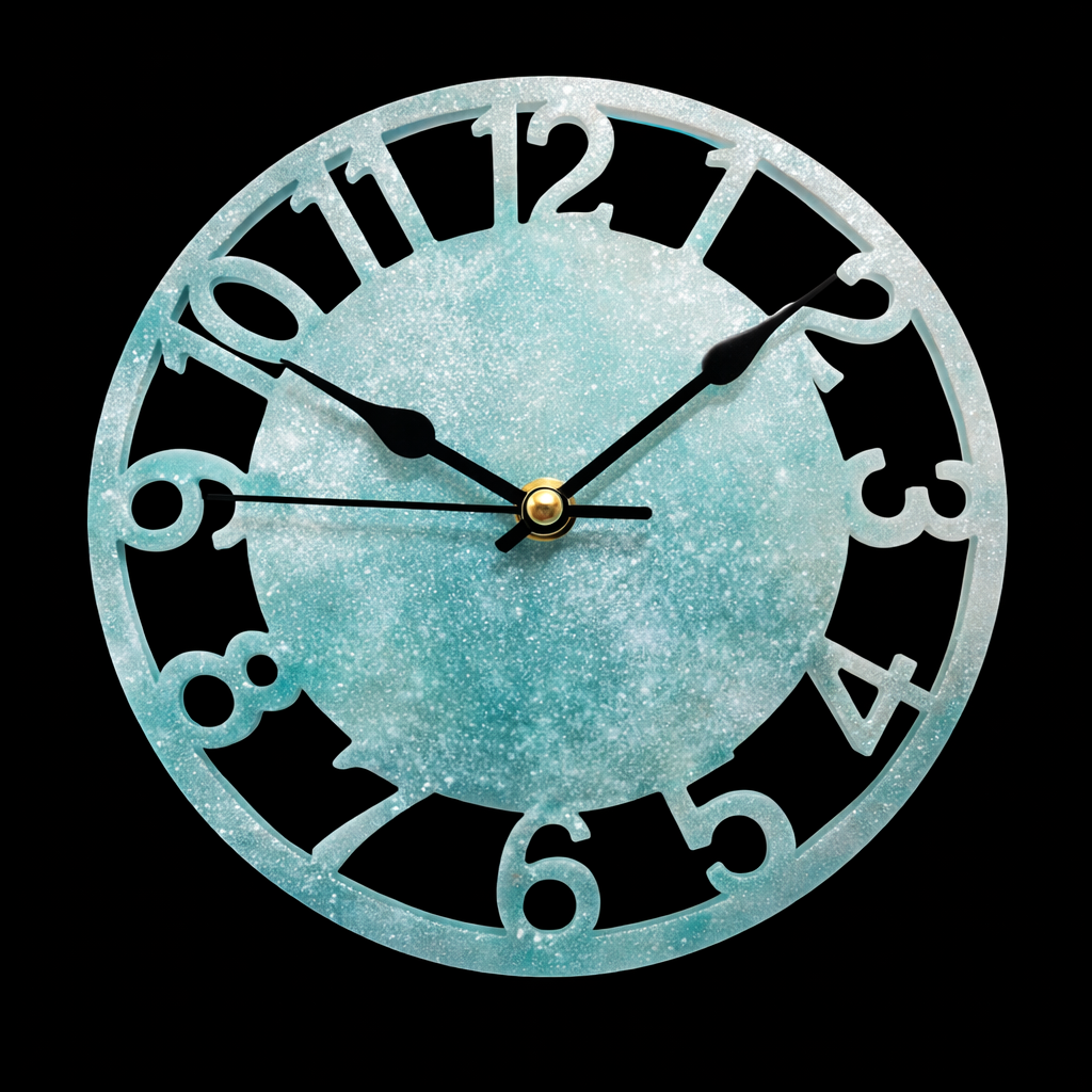 Small Design Your Own Resin Clock.