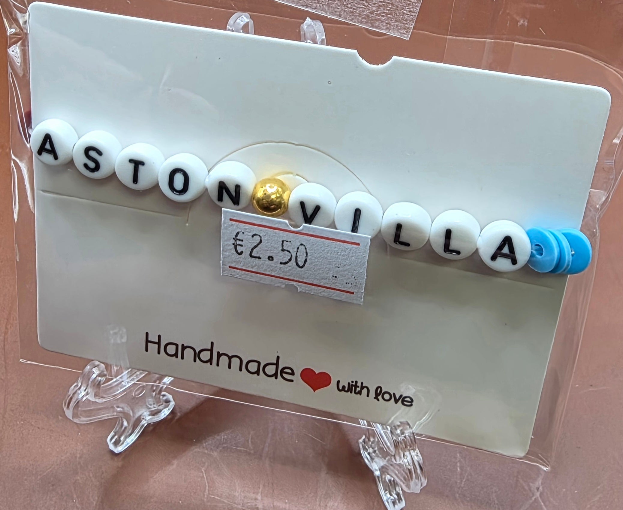 Handmade Football Team Bracelets.