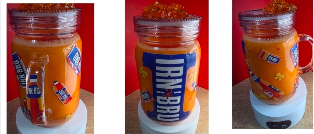 20oz Mason Jars Soda.