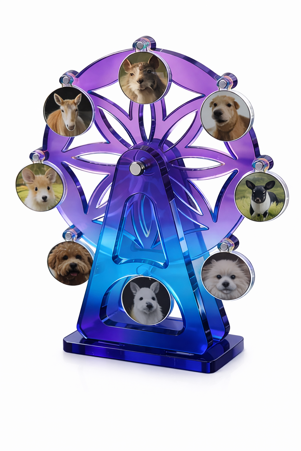 Design Your Own Resin Ferris Wheel personalised with up to 8 pictures.