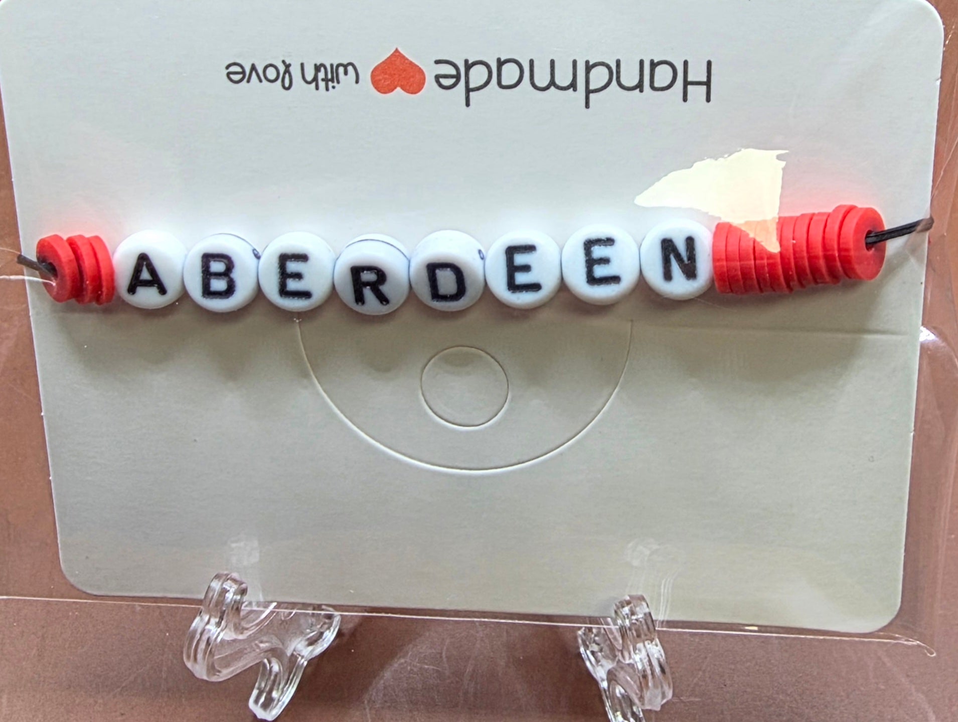 Handmade Football Team Bracelets.