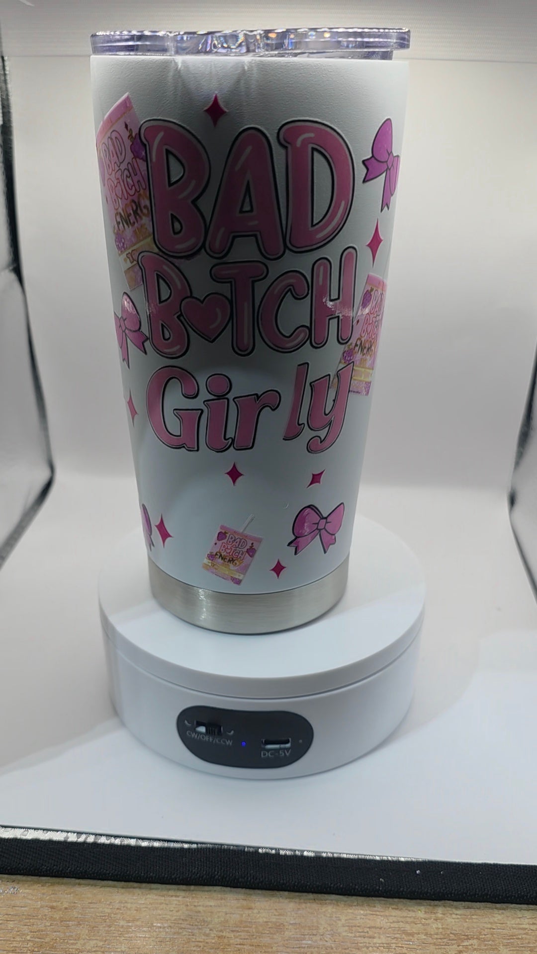 20oz Tapered Stainless Steel Travel Tumblers.