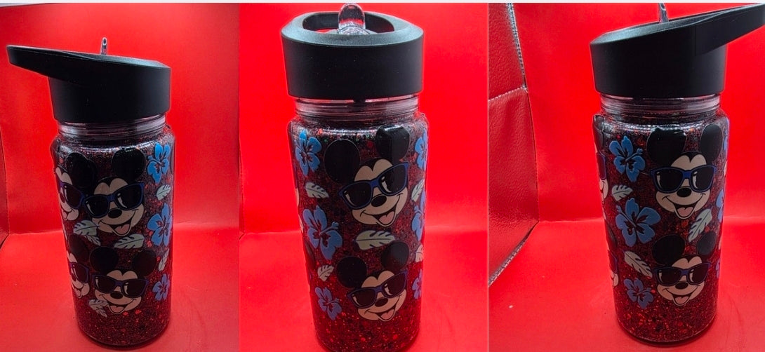 Kids Polycrylic Water Bottles (Dry Snowglobe Bottles).