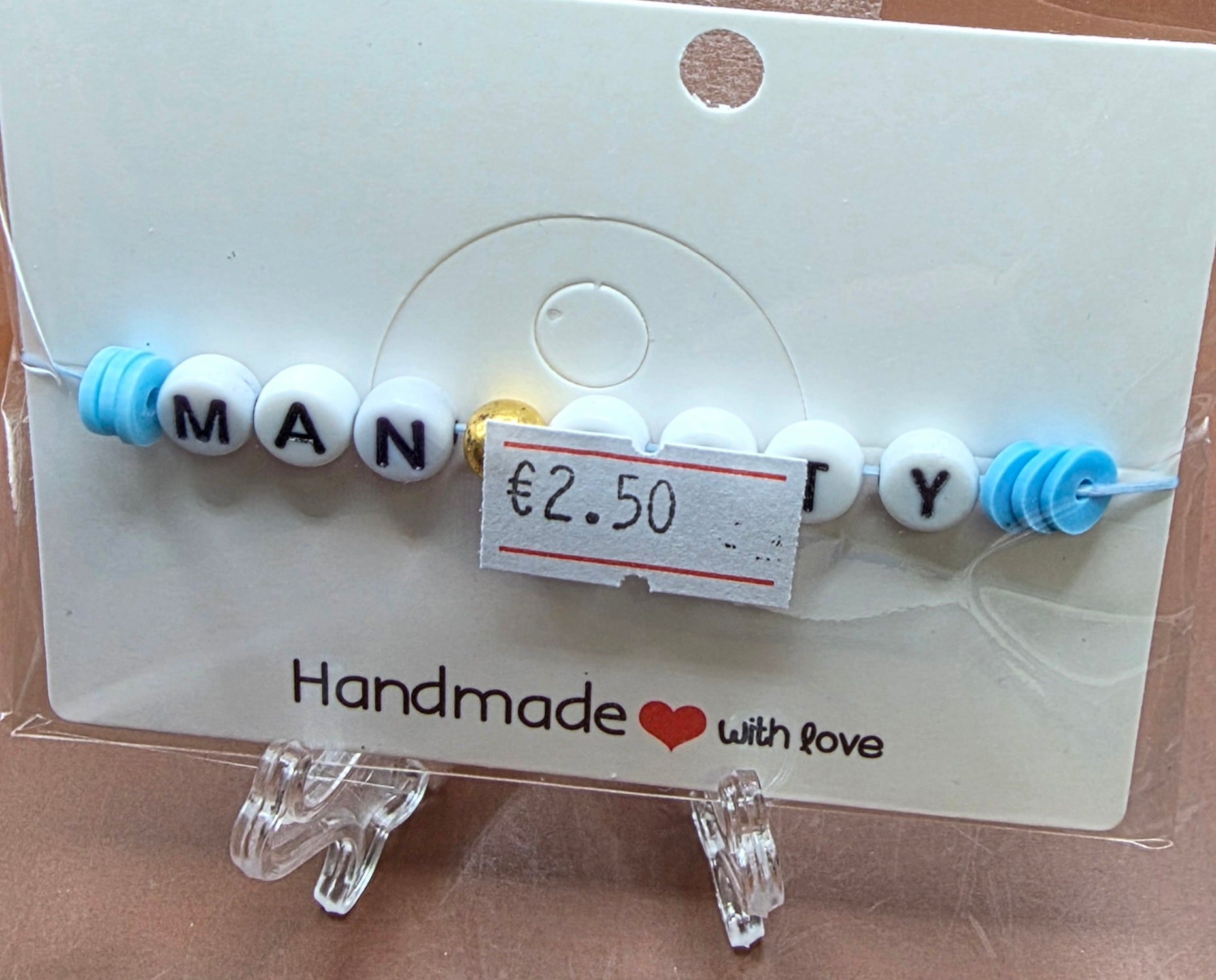 Handmade Football Team Bracelets.