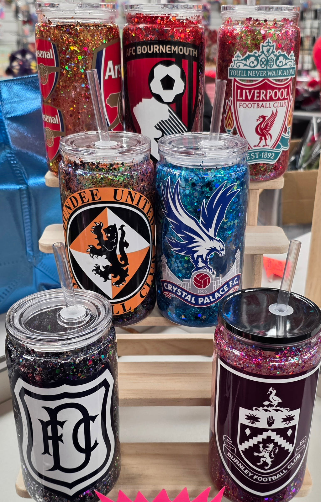 Glitter Snowglobe 16oz Tumblers
