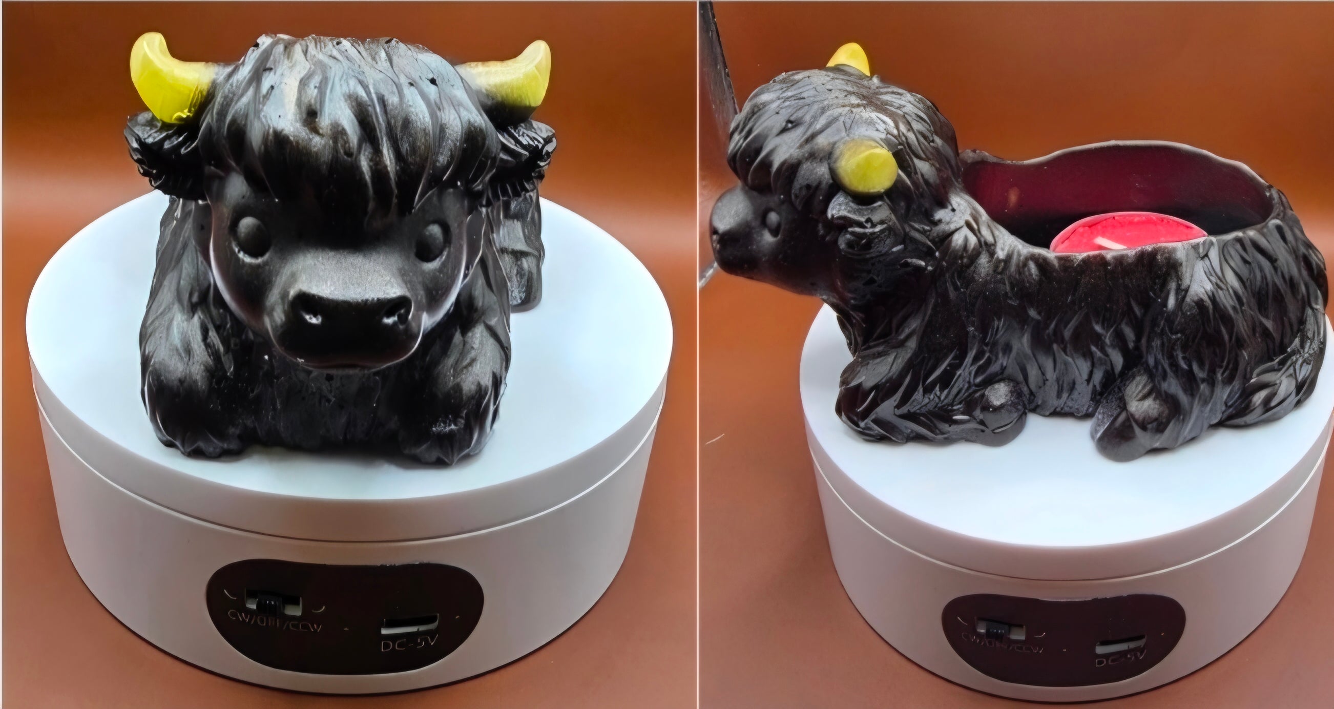 Resin Highland Cows.