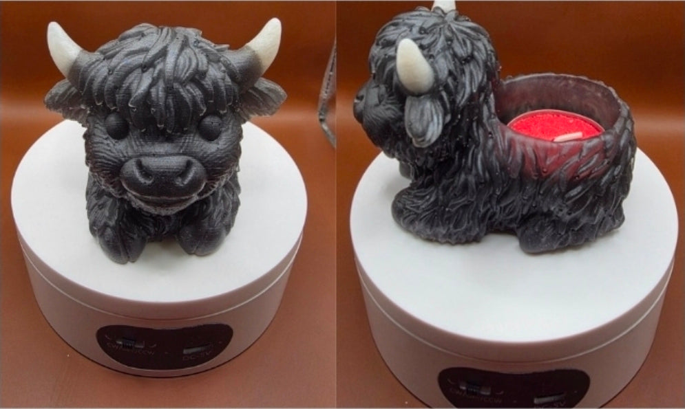 Resin Highland Cows.