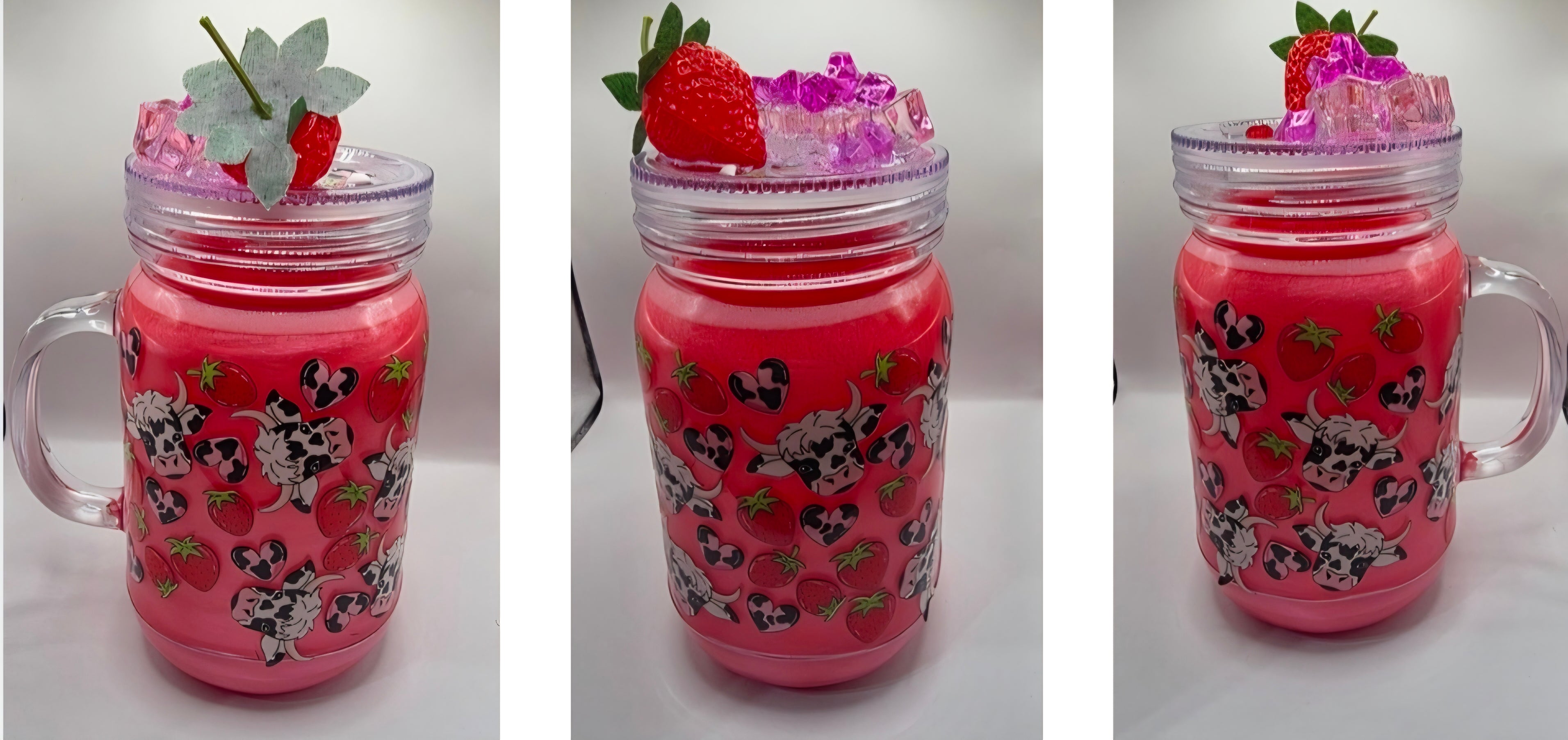 20oz Mason Jars Soda.