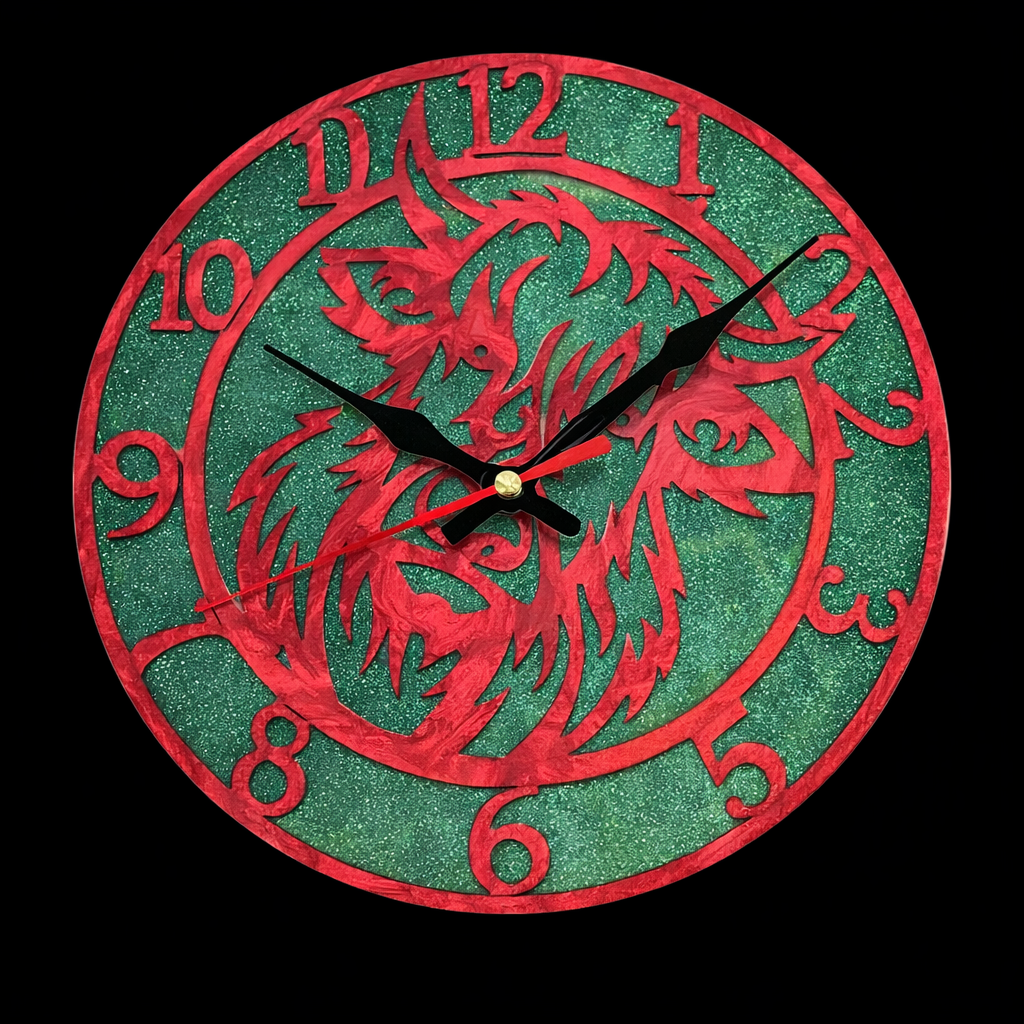 Resin Wall Clocks. (Large)