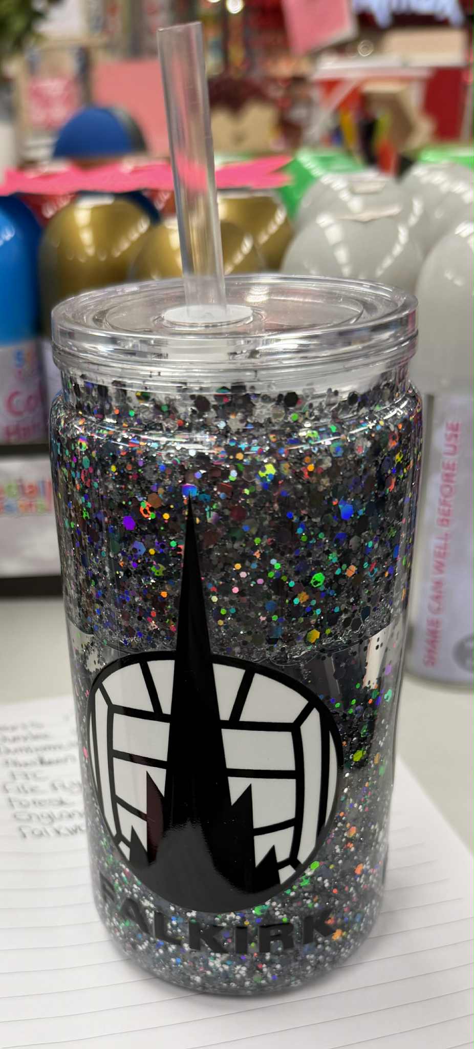 Glitter Snowglobe 16oz Tumblers