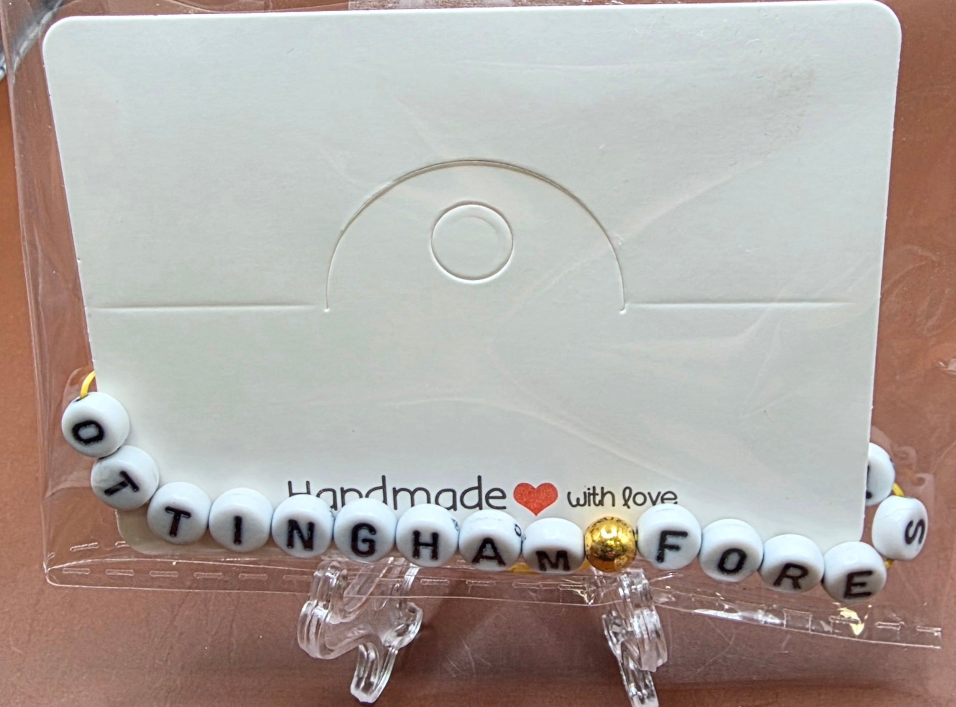 Handmade Football Team Bracelets.