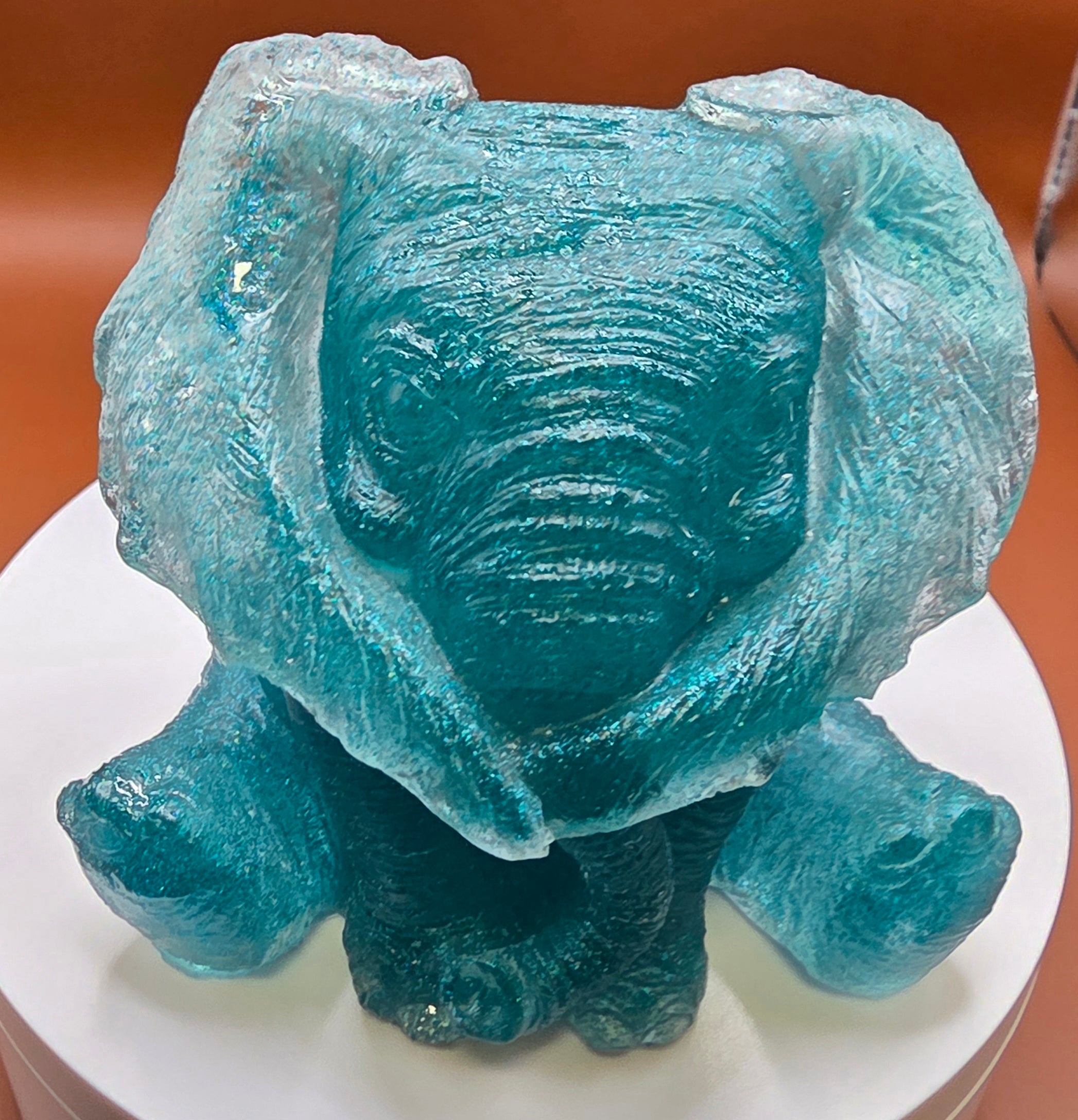 Resin Elephants.