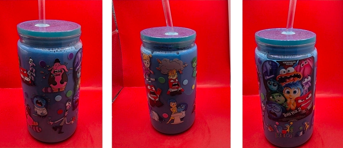 16oz Glitter/Lava/Mica Snowglobe Tumblers.