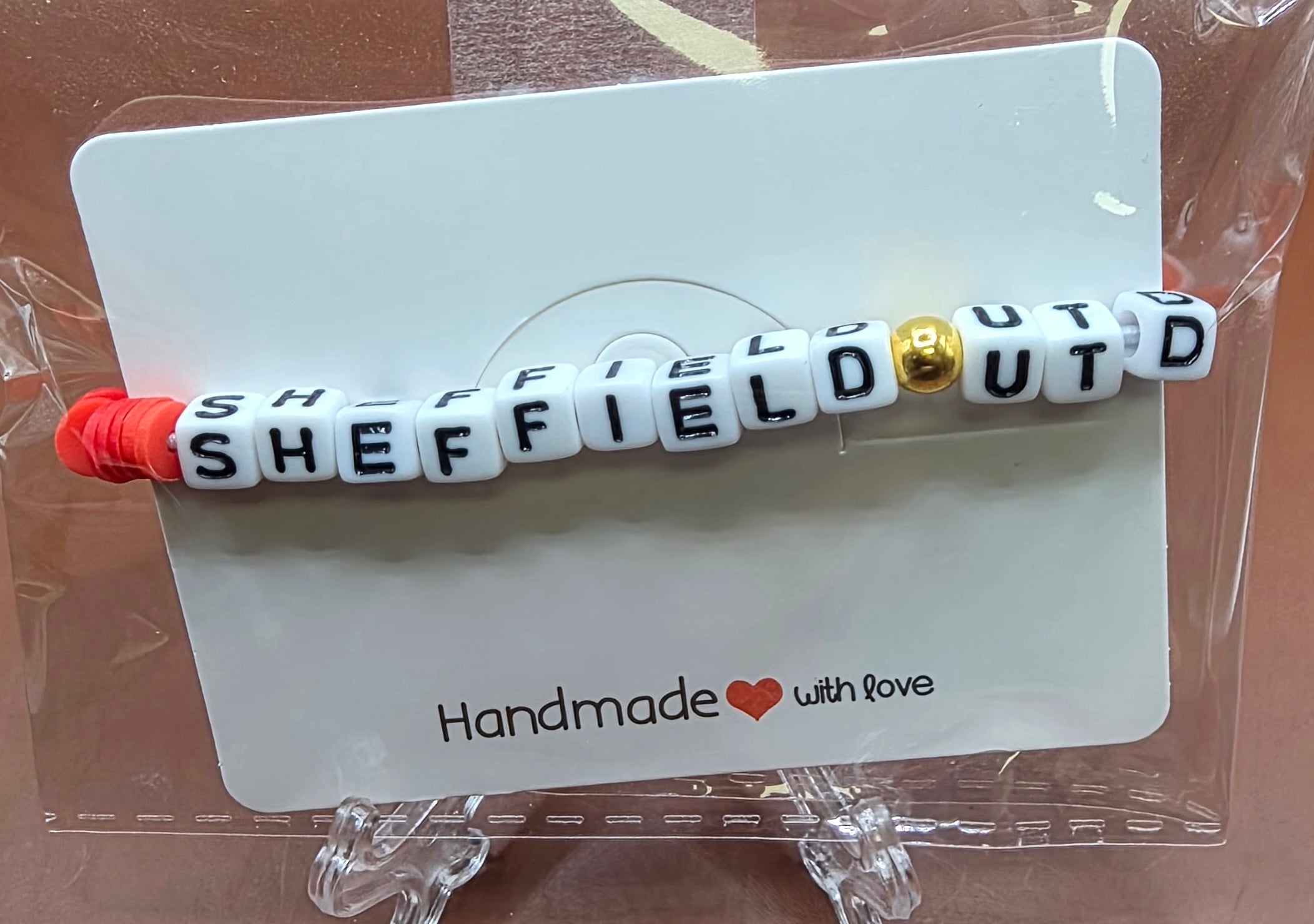 Handmade Football Team Bracelets.