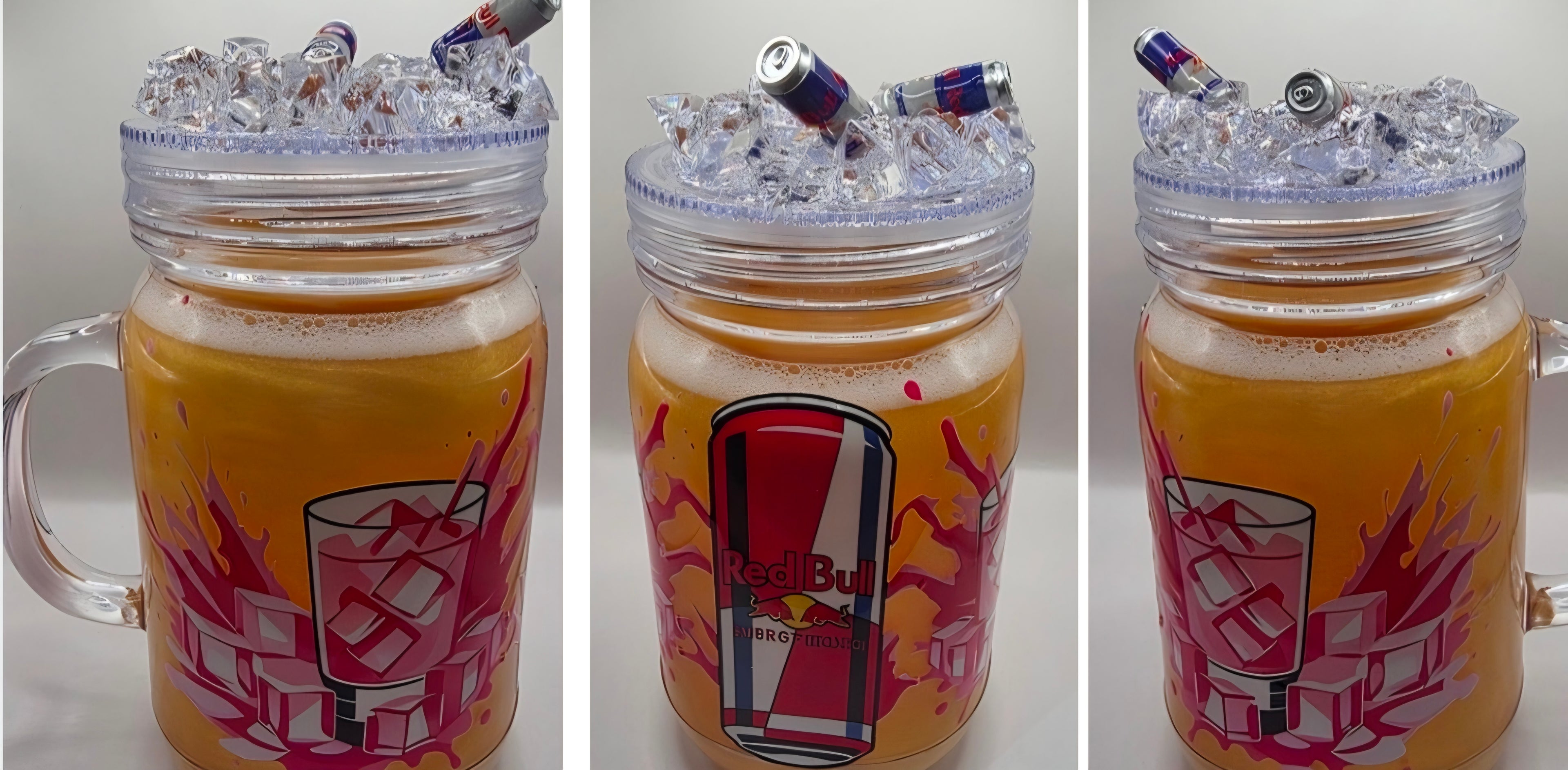 20oz Mason Jars Soda.