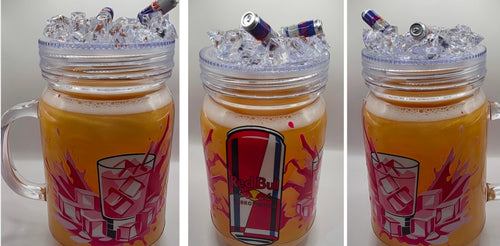 20oz Mason Jars Soda.