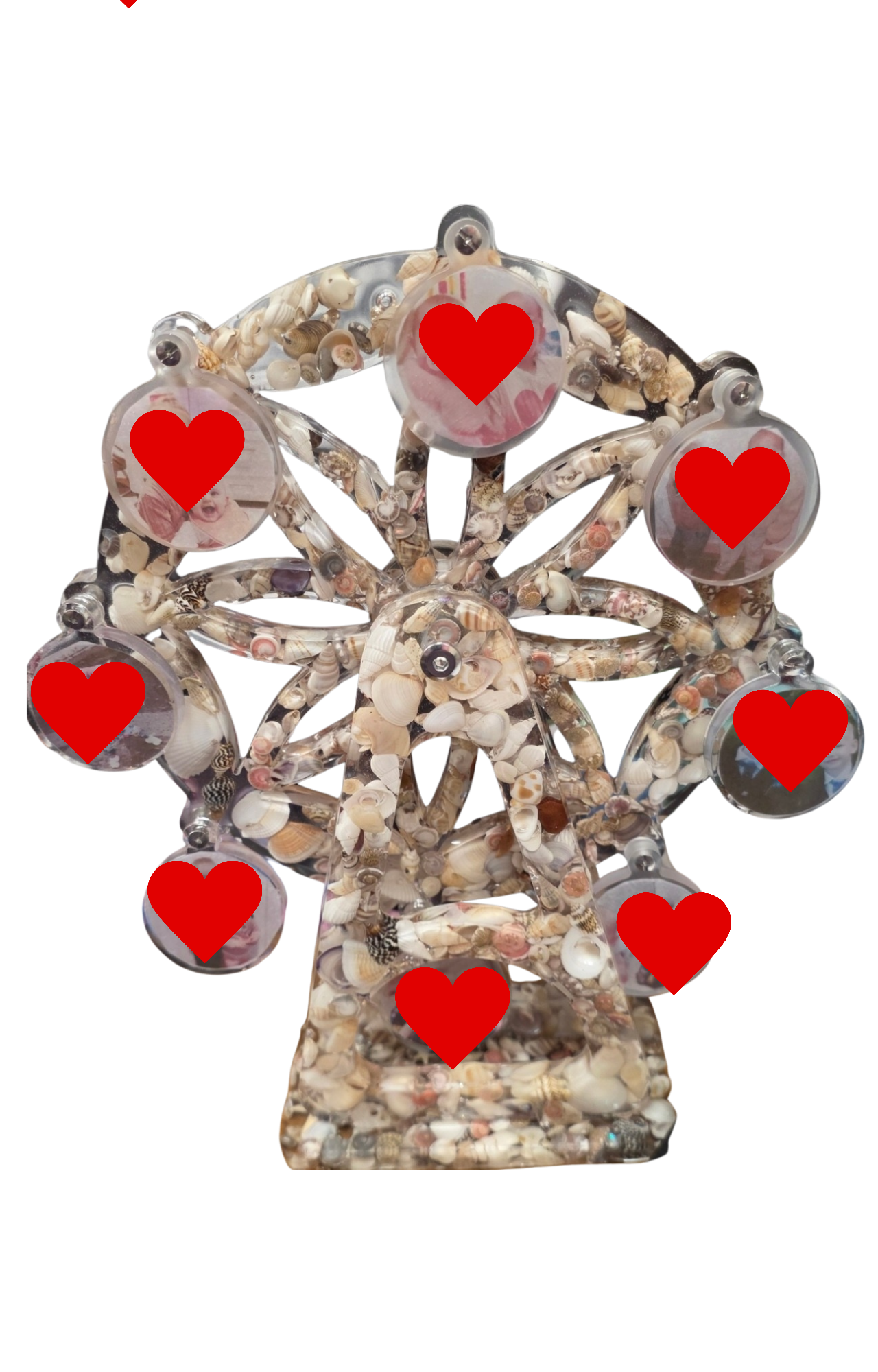 Design Your Own Resin Ferris Wheel personalised with up to 8 pictures.