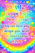 8” x 12” Design Your Own Canvas Board.