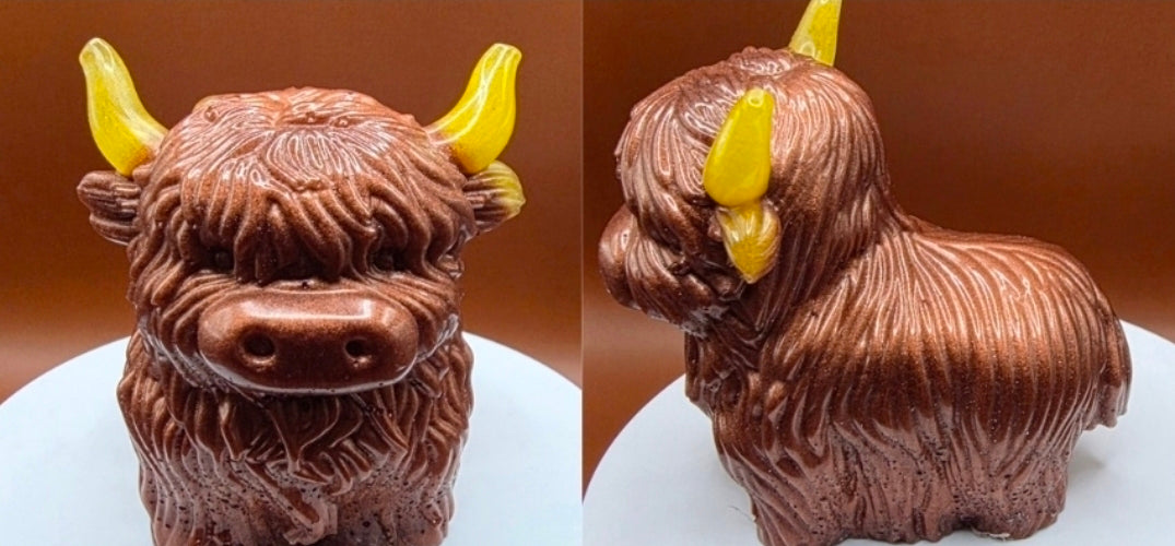 Resin Highland Cows.