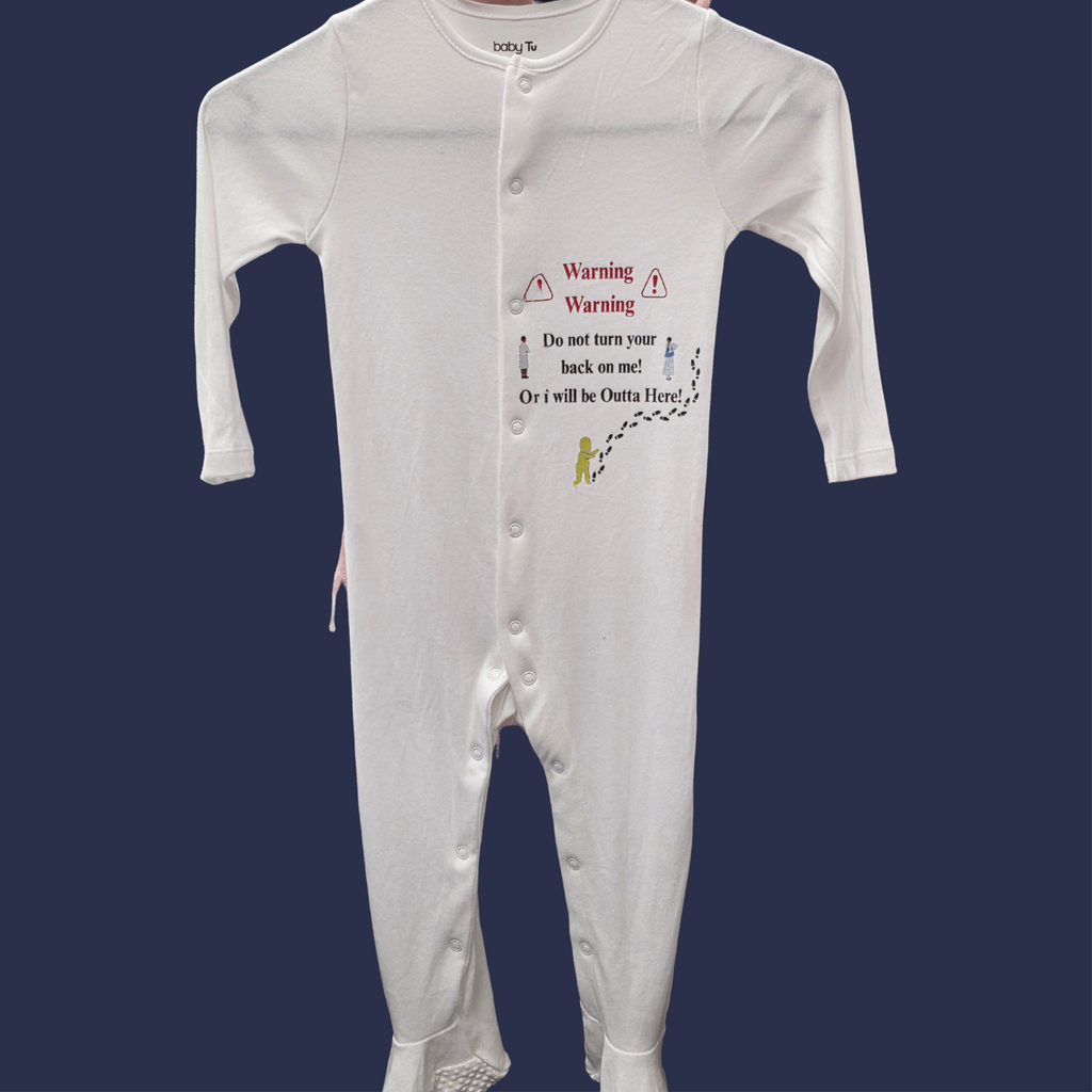 Personalised Baby SleepSuits.