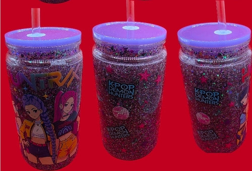 16oz Glitter/Lava/Mica Snowglobe Tumblers.