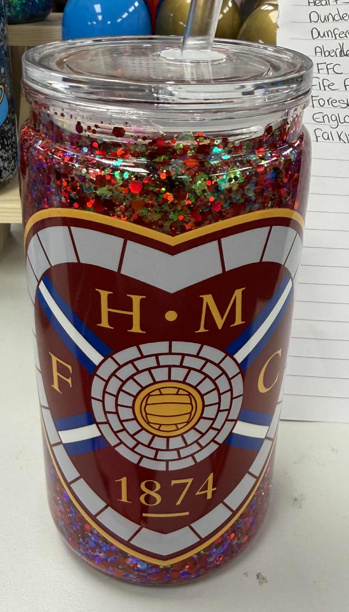 Glitter Snowglobe 16oz Tumblers