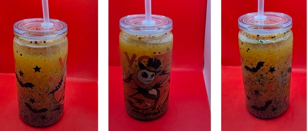 16oz Glitter/Lava/Mica Snowglobe Tumblers.