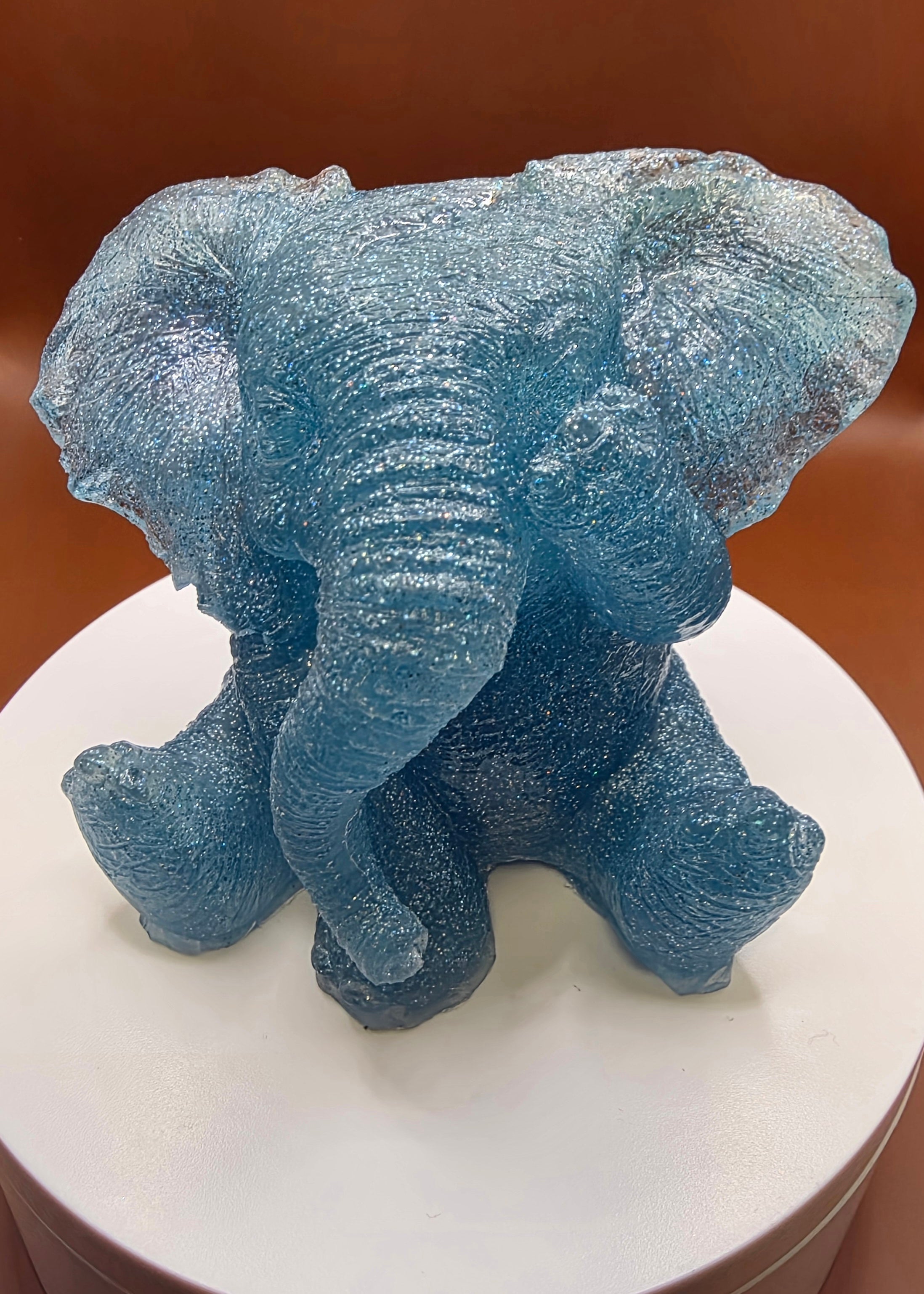 Resin Elephants.