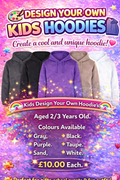 Kids 2-3 Years Design Your Own Hoodie's.
