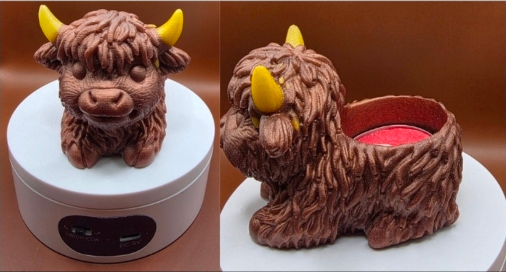 Resin Highland Cows.