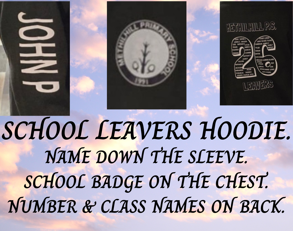 Kids School Leavers Hoodie.