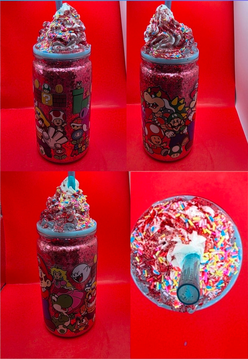 Ice cream Whip Effect 16oz Tumblers.