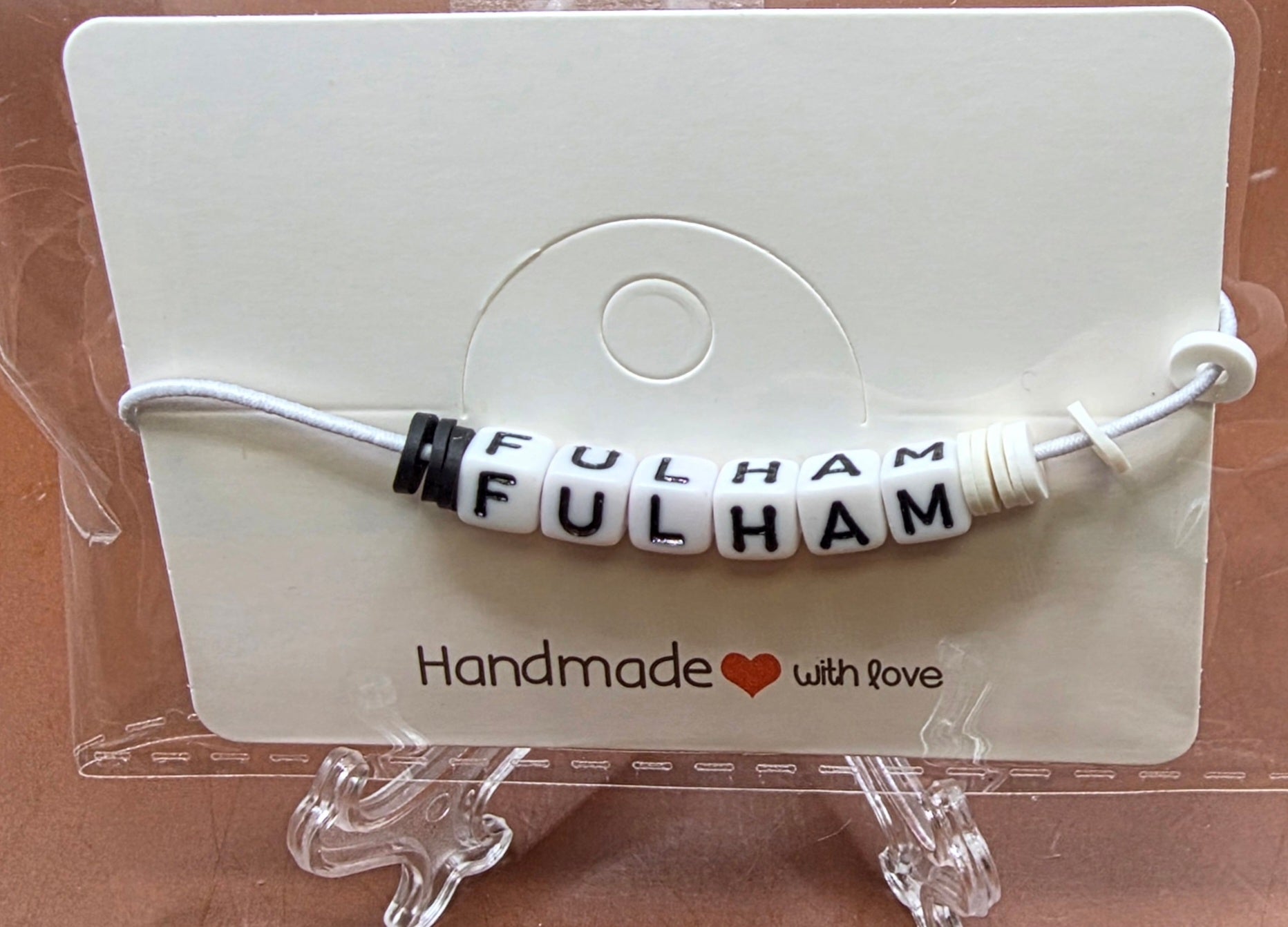 Handmade Football Team Bracelets.