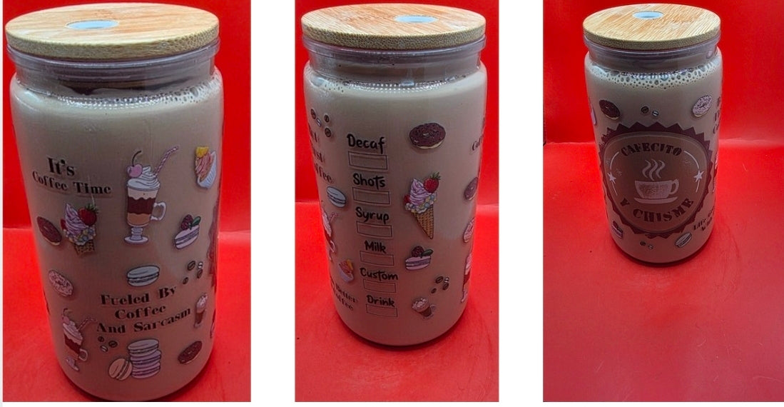 16oz Glitter/Lava/Mica Snowglobe Tumblers.