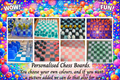 Resin chess board.